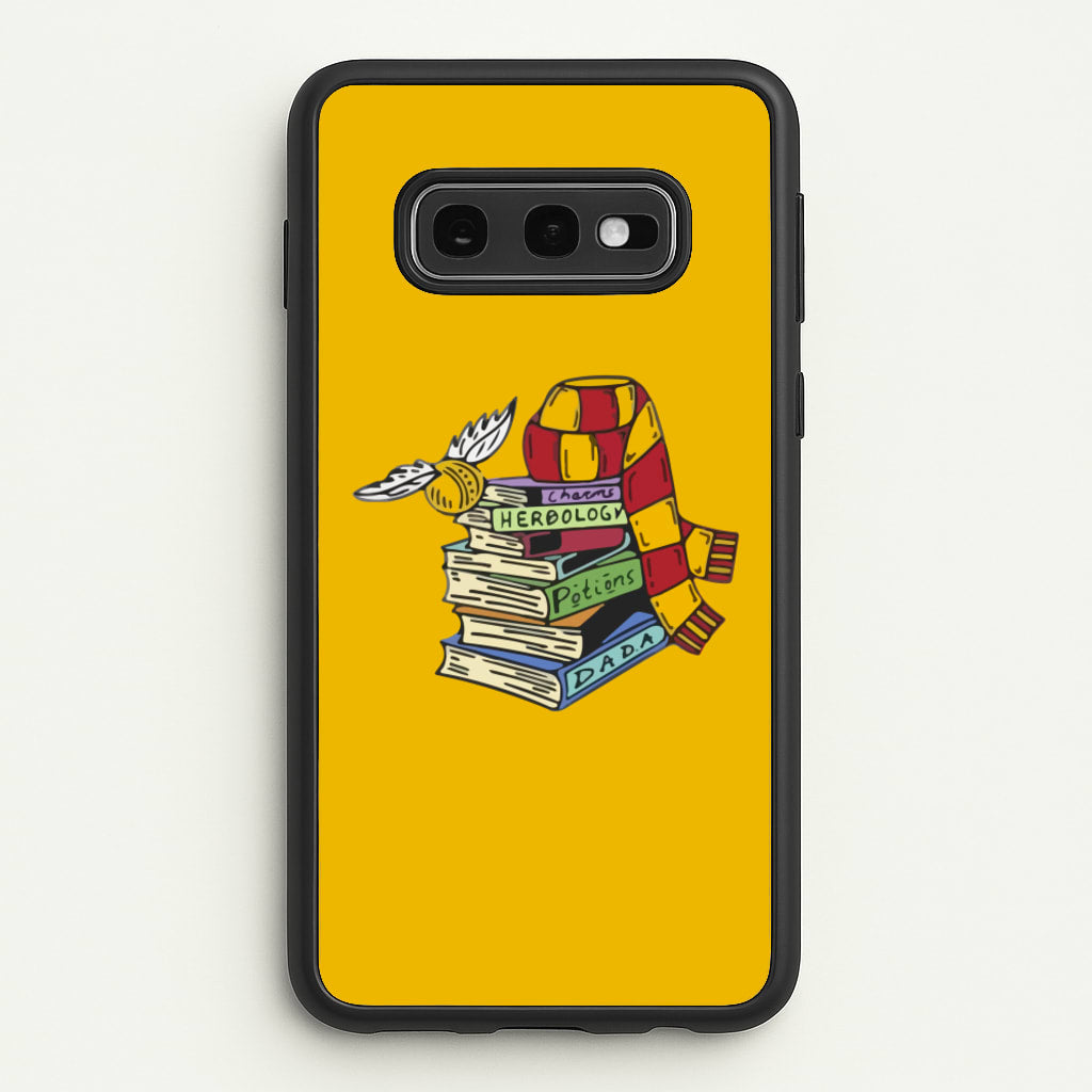 Book Stack - Harry Potter Phone Case for Galaxy S10e