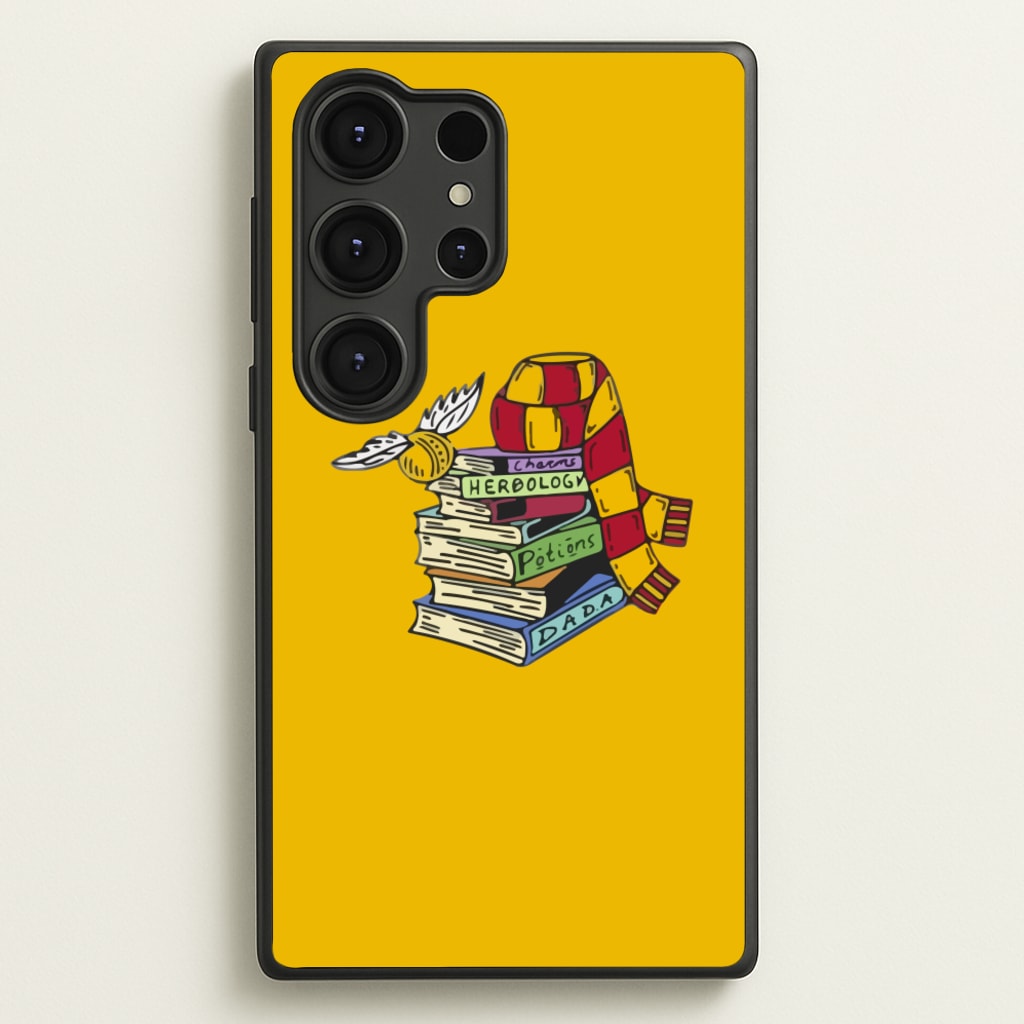 Book Stack - Harry Potter Phone Case for Galaxy S25 Ultra