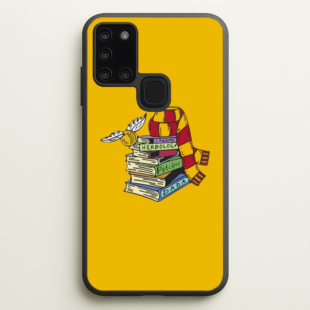 Book Stack - Harry Potter Phone Case for Galaxy A21s