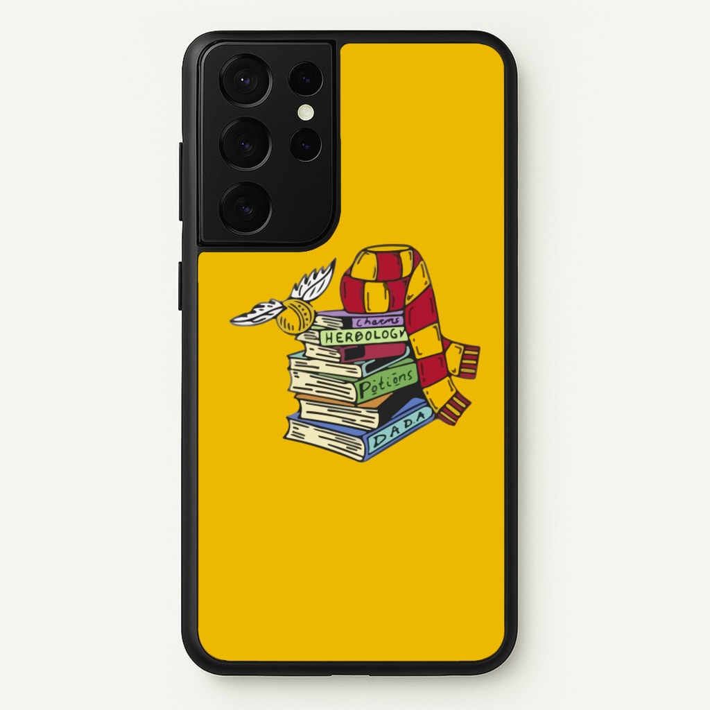 Book Stack - Harry Potter Phone Case for Galaxy S21 Ultra