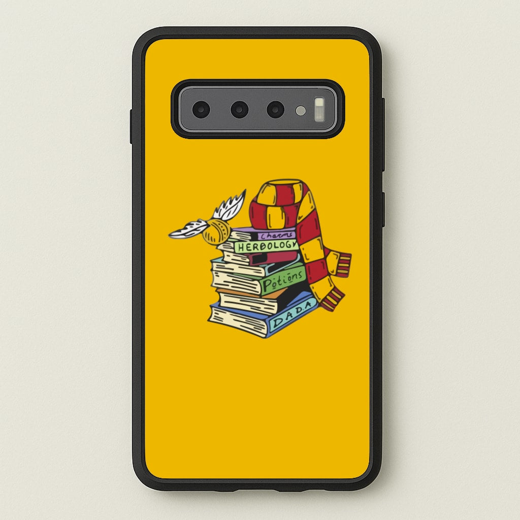 Book Stack - Harry Potter Phone Case for Galaxy S10 Plus