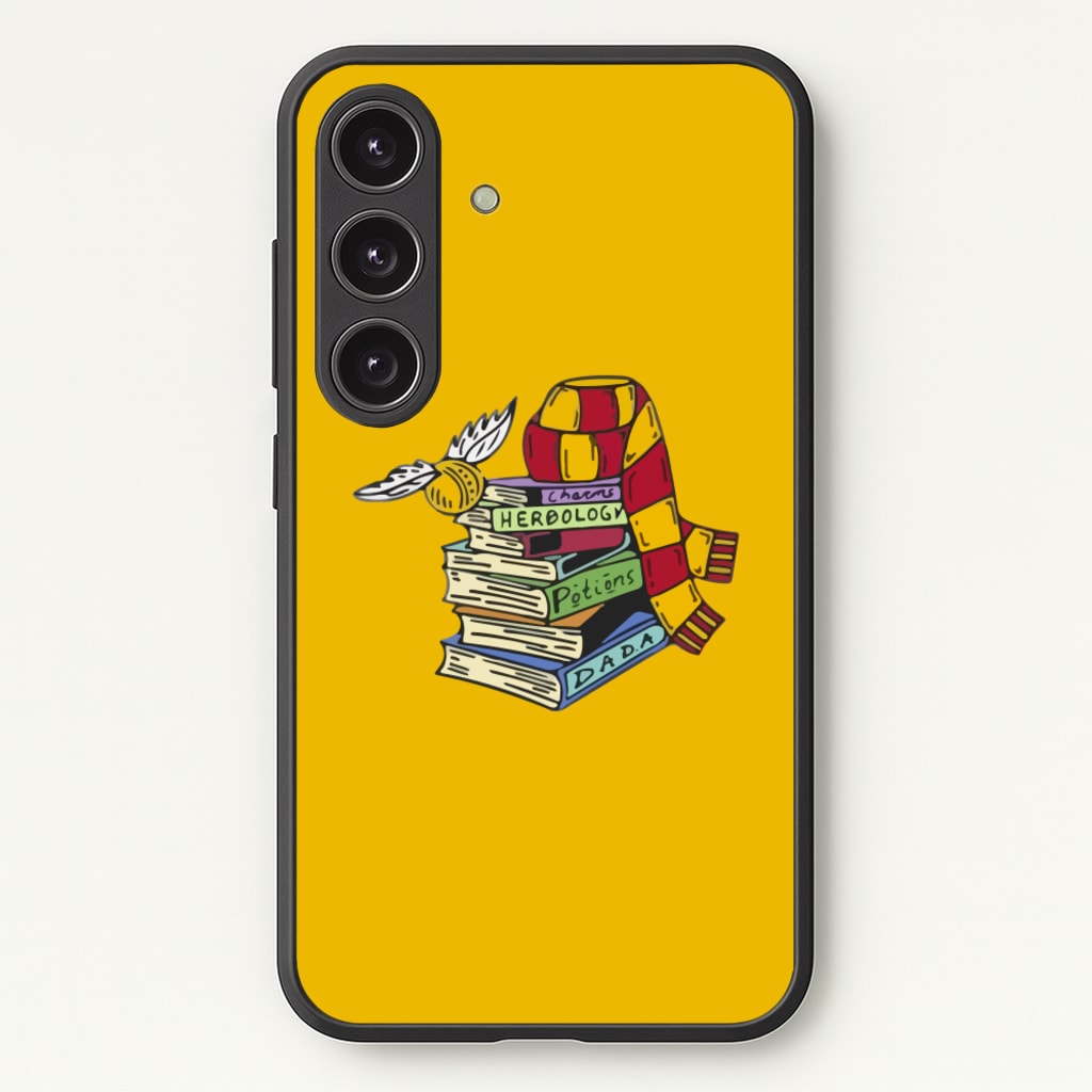 Book Stack - Harry Potter Phone Case for Galaxy S25 Plus