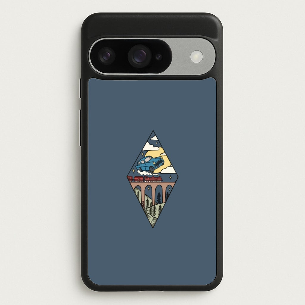 Flying Car Phone Case for Google Pixel 10 / 10 Pro