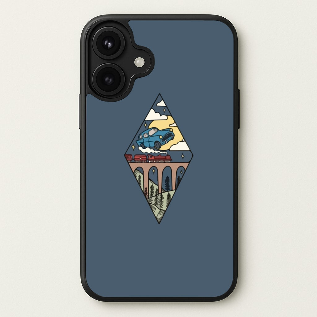 Flying Car Phone Case for iPhone 17