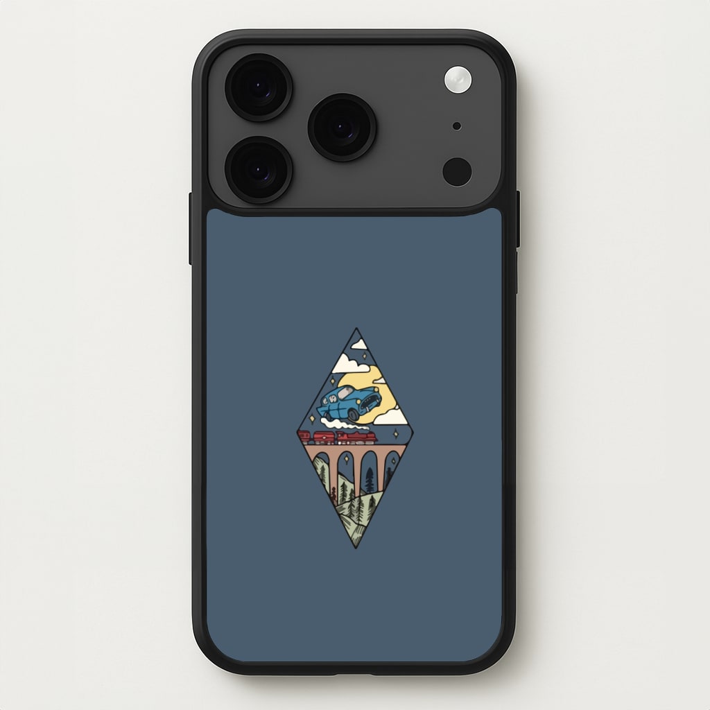 Flying Car Phone Case for iPhone 17 Pro Max