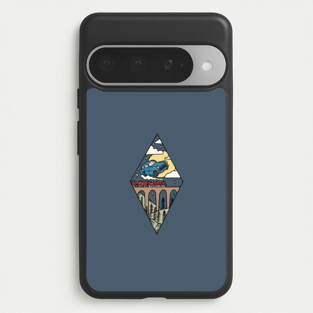 Flying Car Phone Case for Google Pixel 10 Pro XL