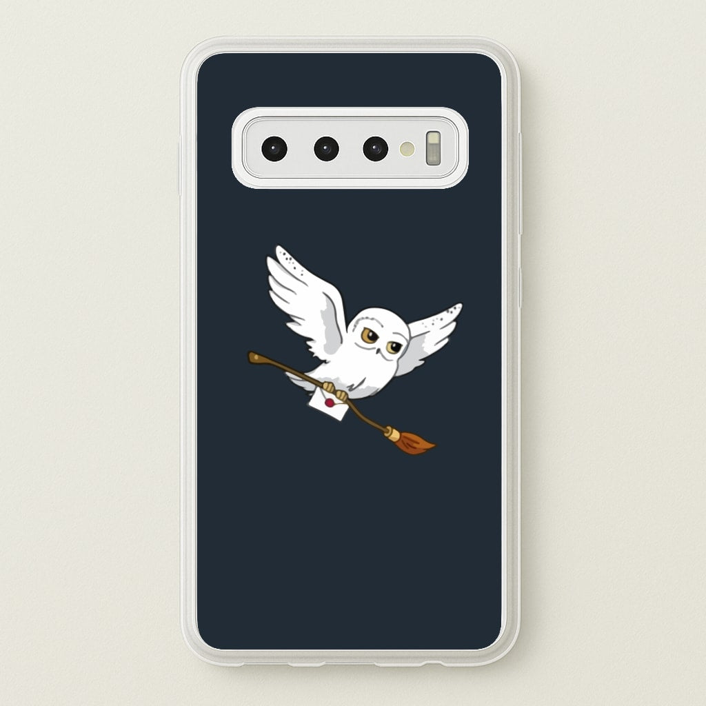 Messenger Owl Hedwig - Harry Potter Phone Case for Galaxy S10 Plus