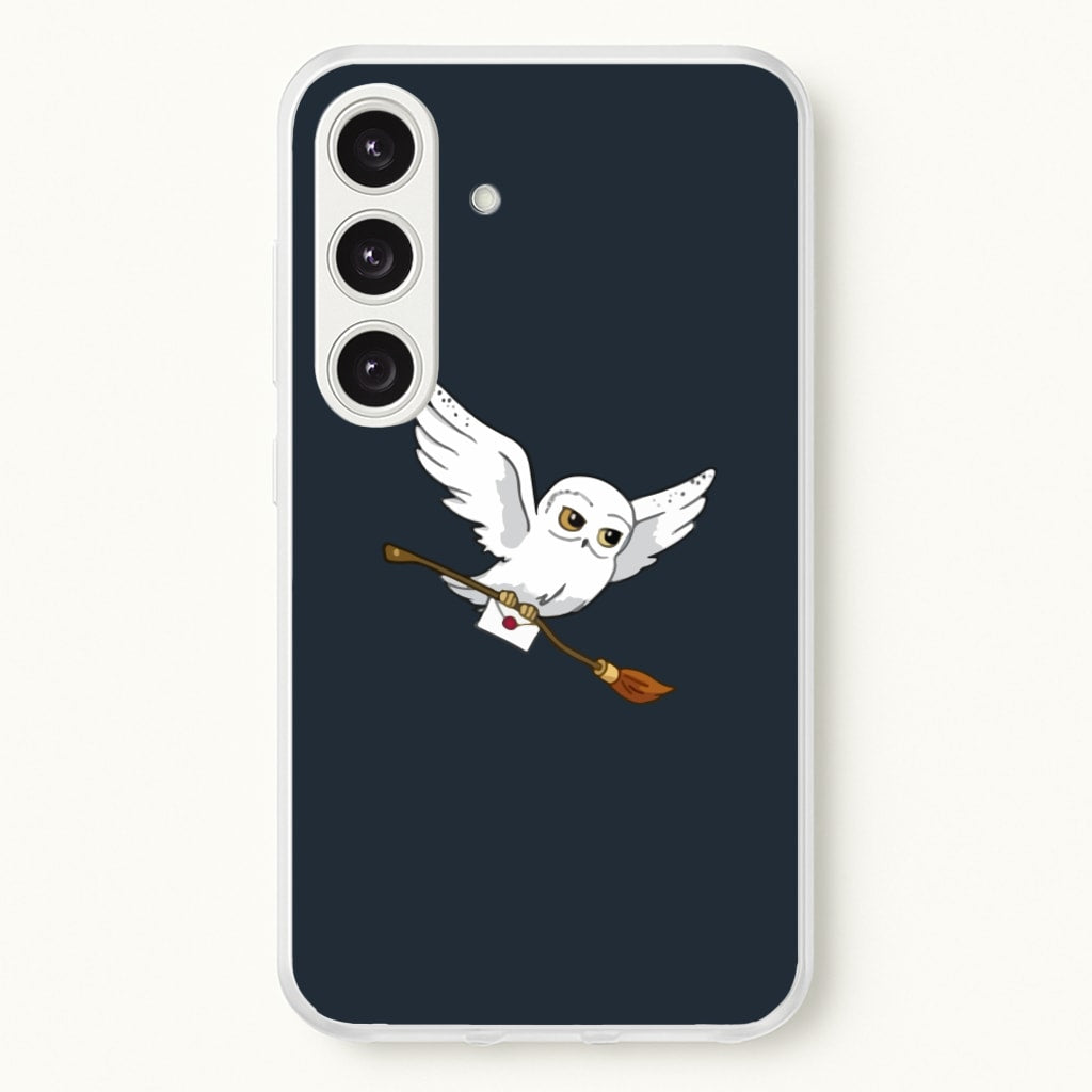 Messenger Owl Hedwig - Harry Potter Phone Case for Galaxy S24