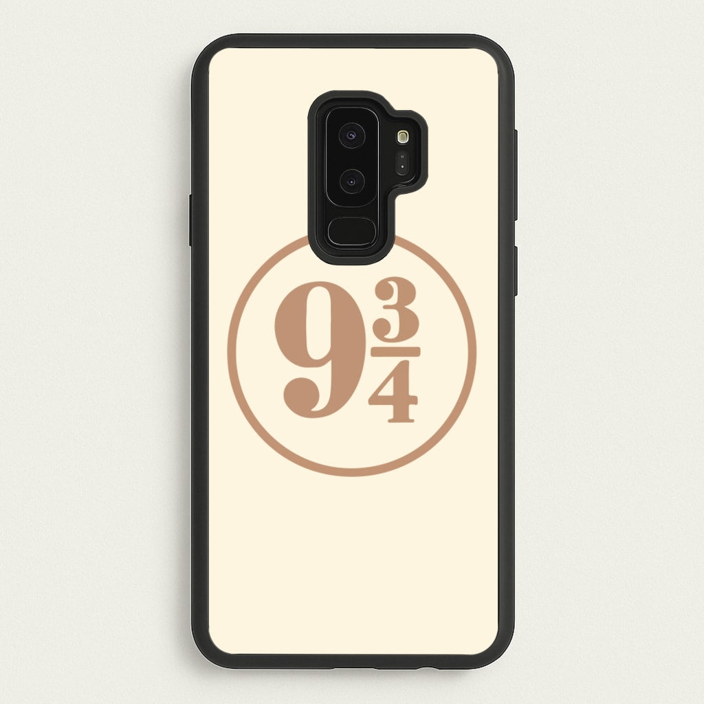 Platform Nine And Three Quaters - Harry Potter Phone Case for Galaxy S9 Plus