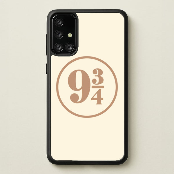 Platform Nine And Three Quaters - Harry Potter Phone Case for Galaxy A71