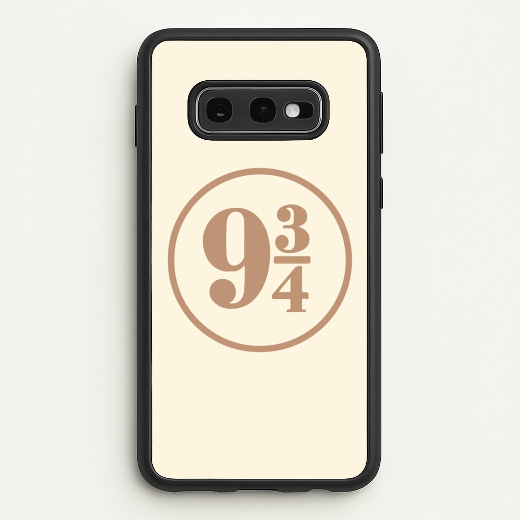Platform Nine And Three Quaters - Harry Potter Phone Case for Galaxy S10e