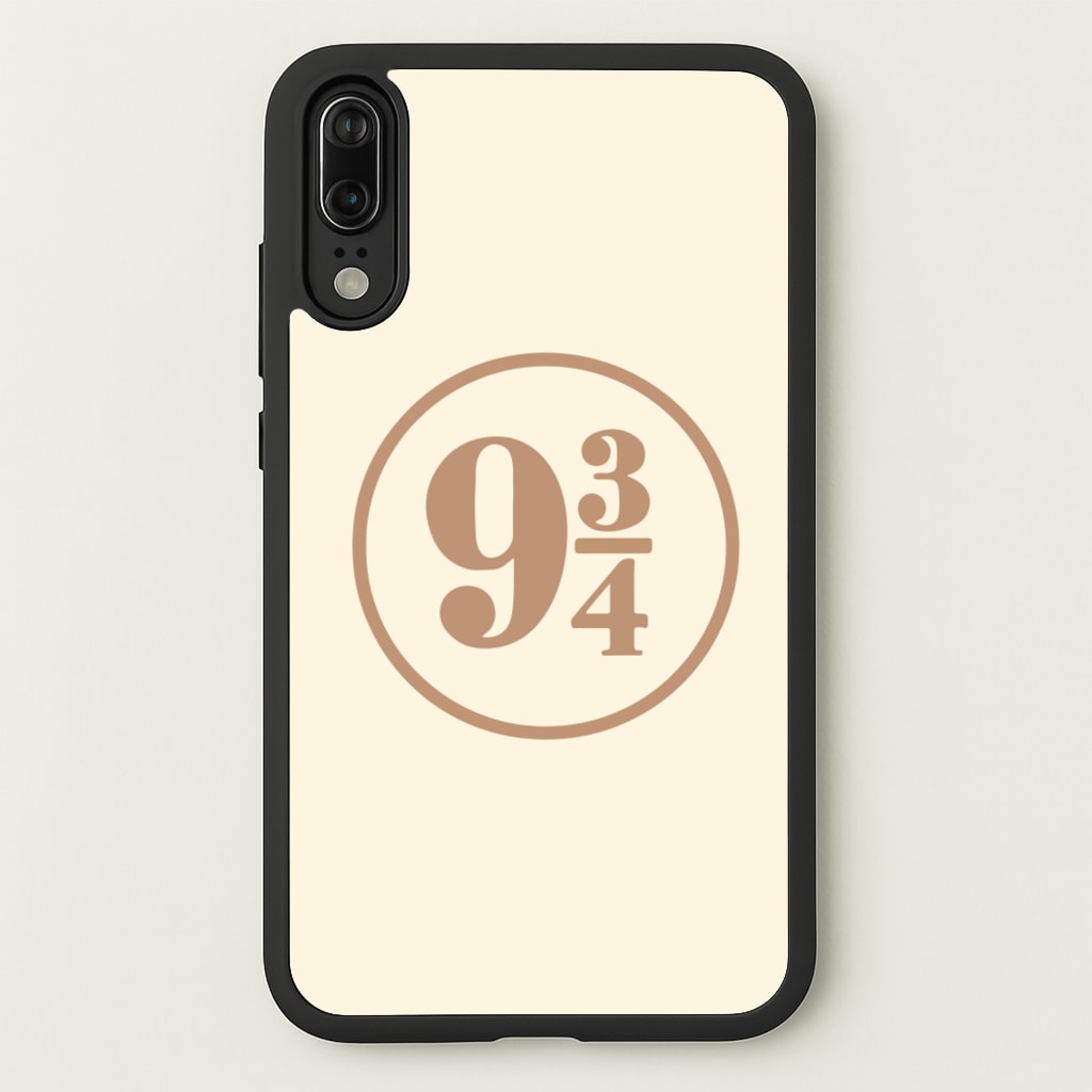Platform Nine And Three Quaters - Harry Potter Phone Case for Huawei P20