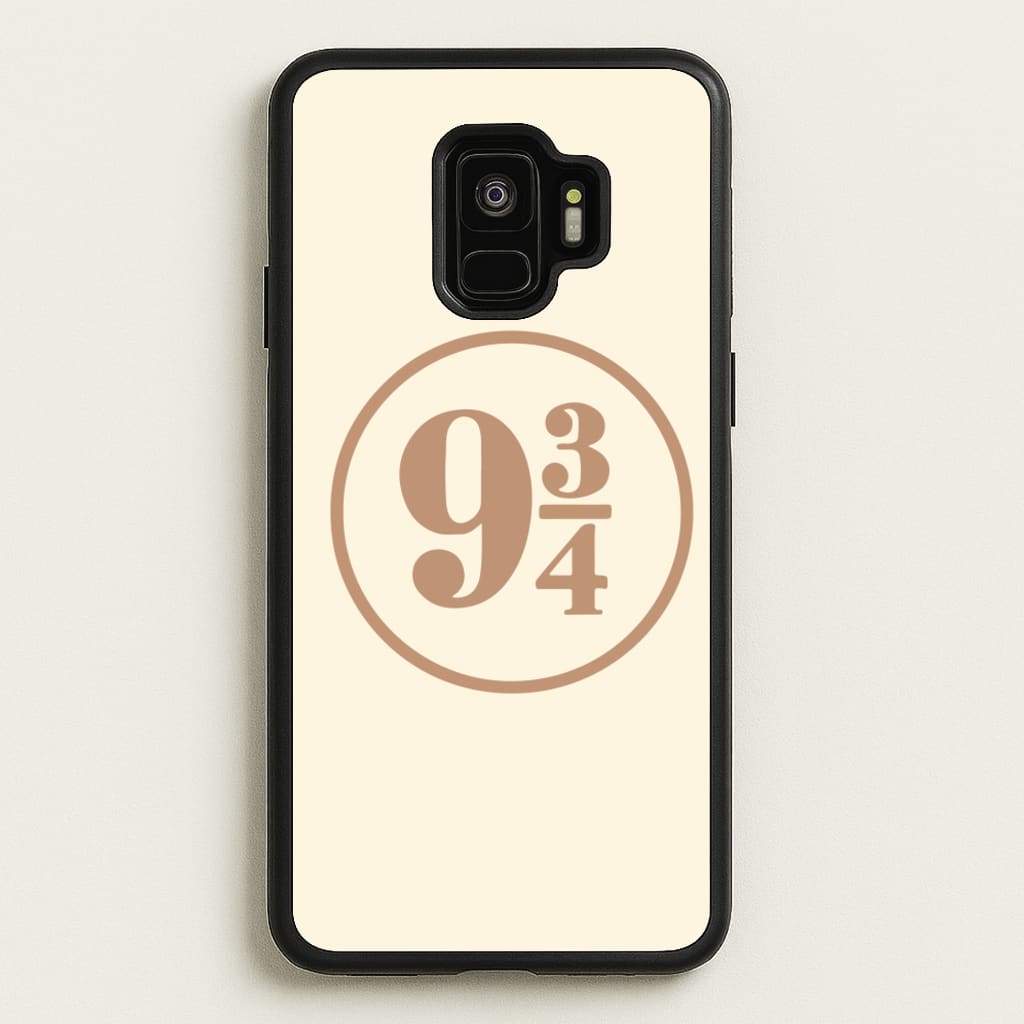 Platform Nine And Three Quaters - Harry Potter Phone Case for Galaxy S9