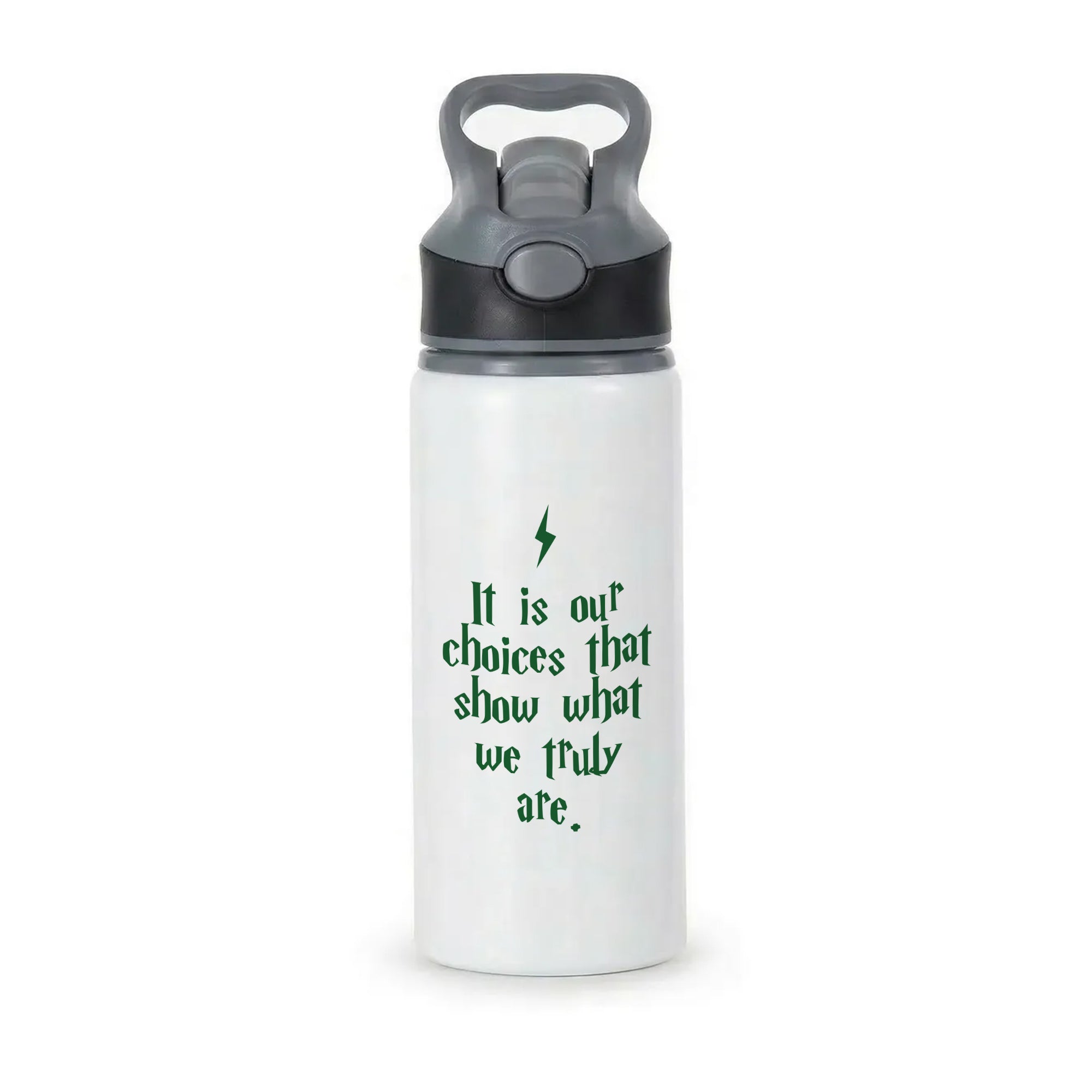 It Is Our Choices Active Water Bottle - Black