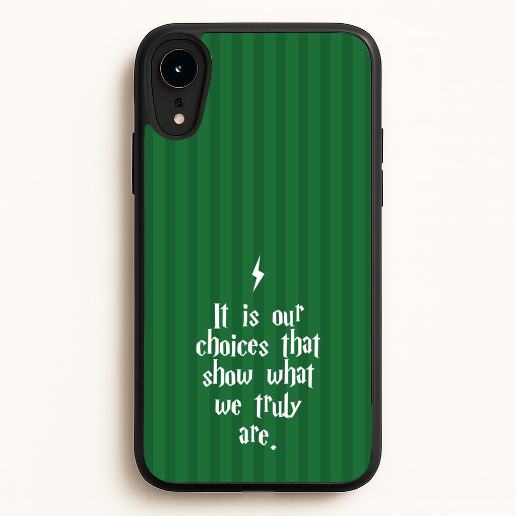 It Is Our Choices - Harry Potter Phone Case for iPhone XR