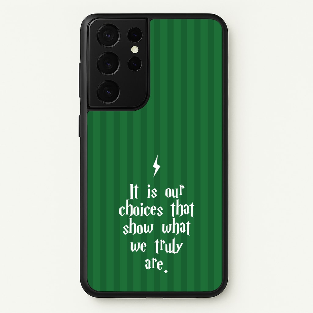 It Is Our Choices - Harry Potter Phone Case for Galaxy S21 Ultra