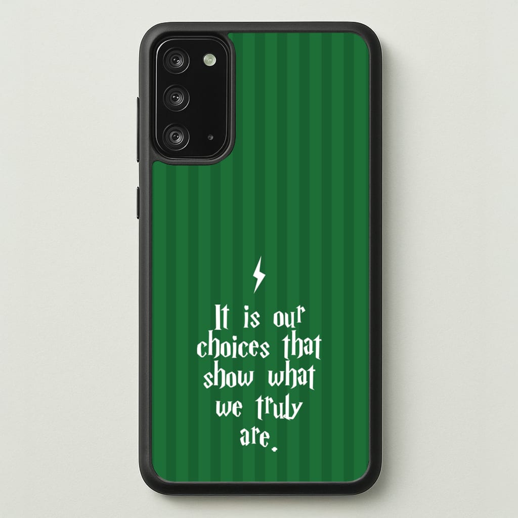It Is Our Choices - Harry Potter Phone Case for Galaxy Note 20