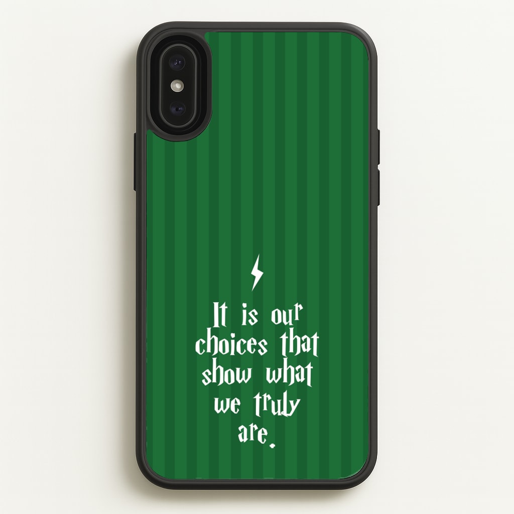 It Is Our Choices - Harry Potter Phone Case for iPhone XS Max