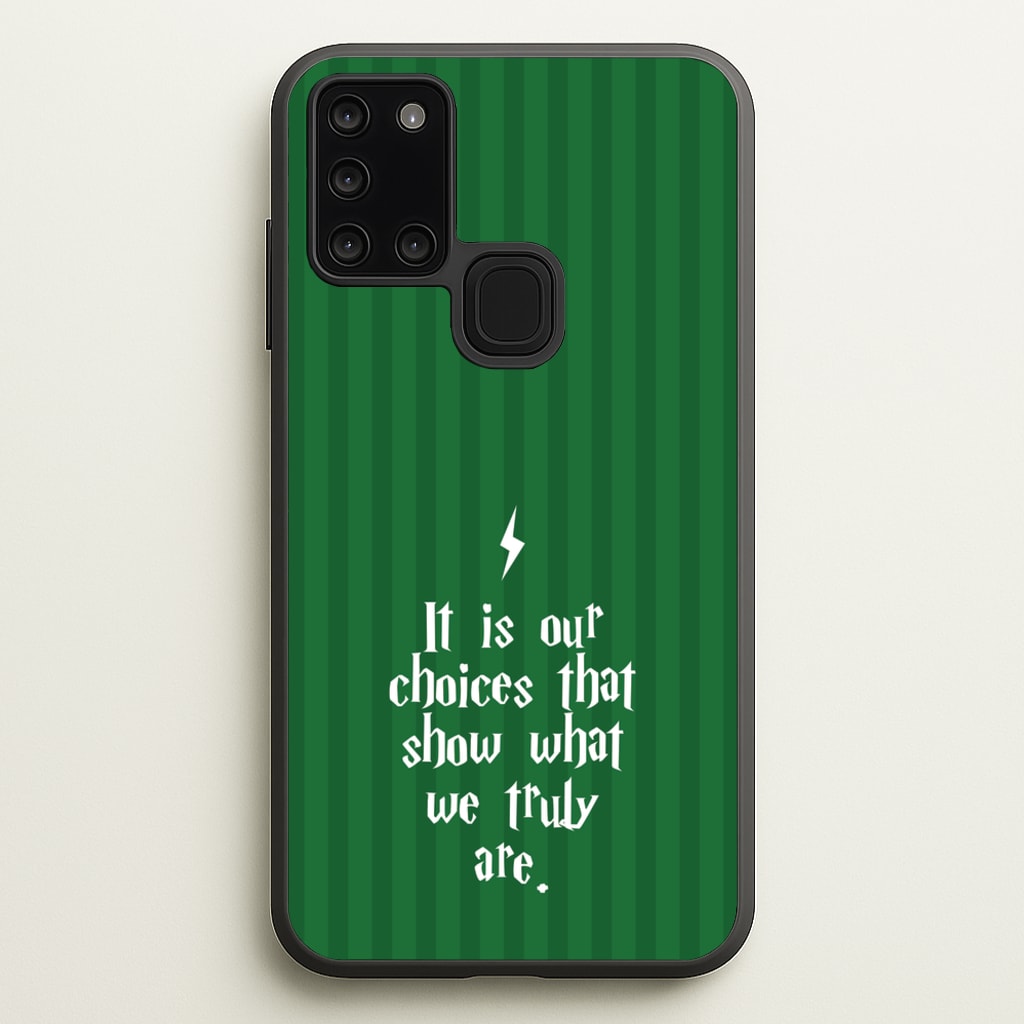 It Is Our Choices - Harry Potter Phone Case for Galaxy A21s