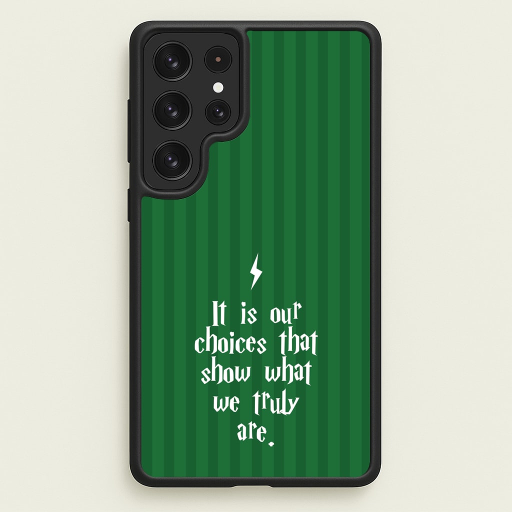 It Is Our Choices - Harry Potter Phone Case for Galaxy S22 Ultra