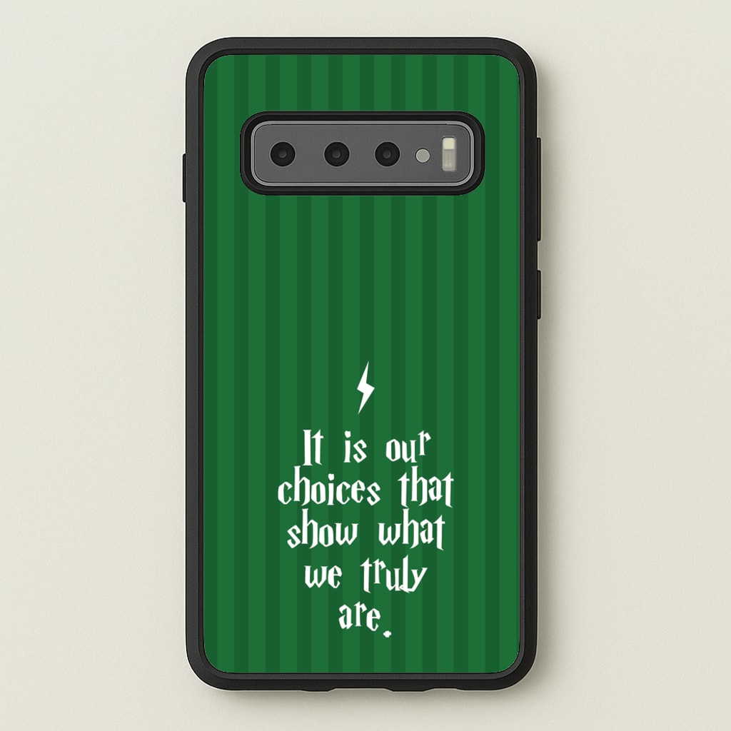 It Is Our Choices - Harry Potter Phone Case for Galaxy S10