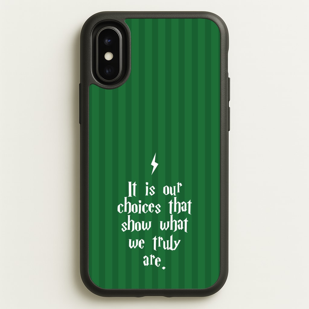 It Is Our Choices - Harry Potter Phone Case for iPhone X / XS