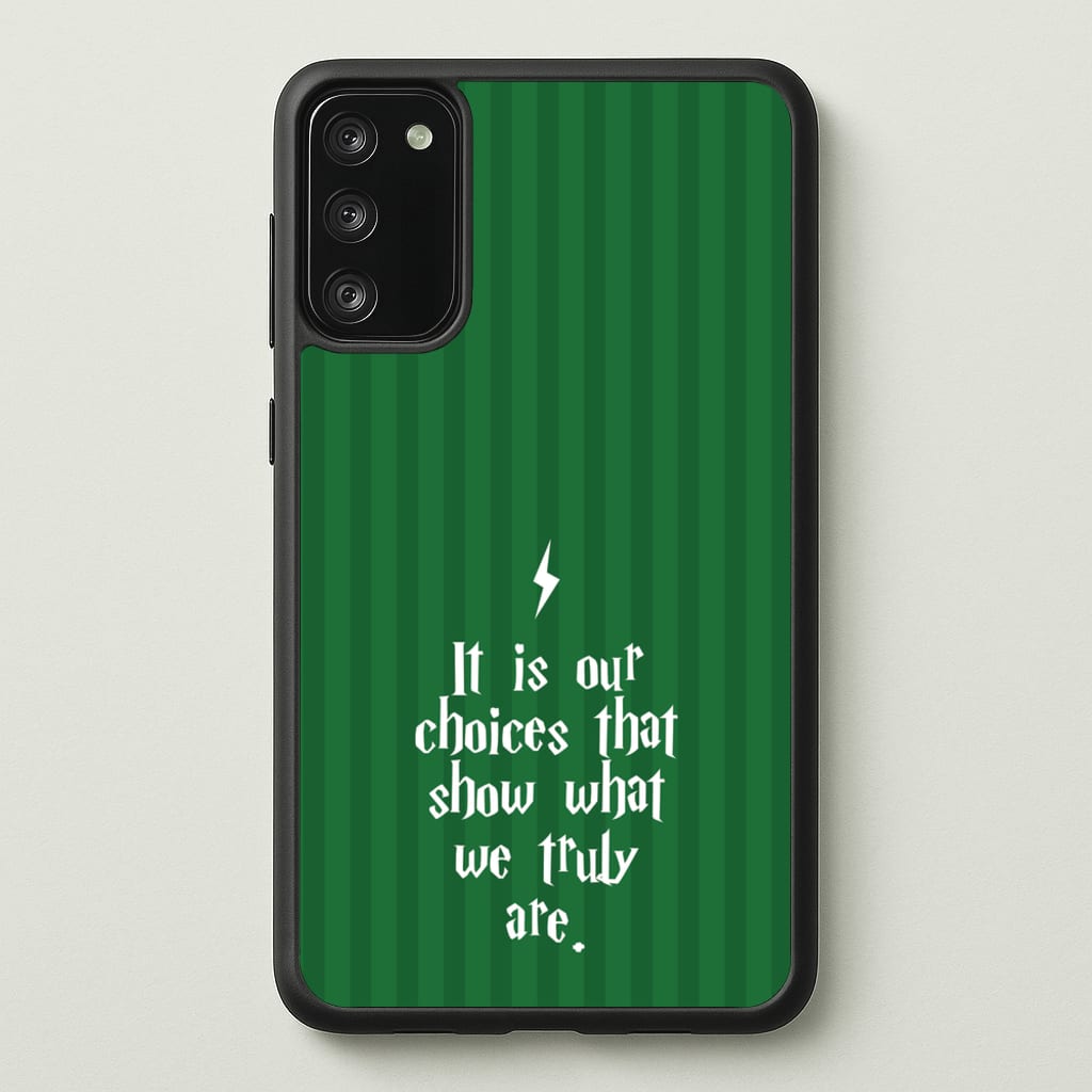 It Is Our Choices - Harry Potter Phone Case for Galaxy S20FE
