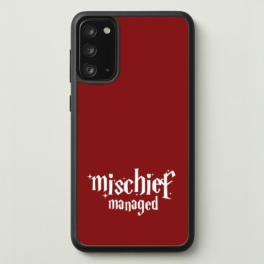 Mischief - Harry Potter Phone Case for Galaxy Note 20