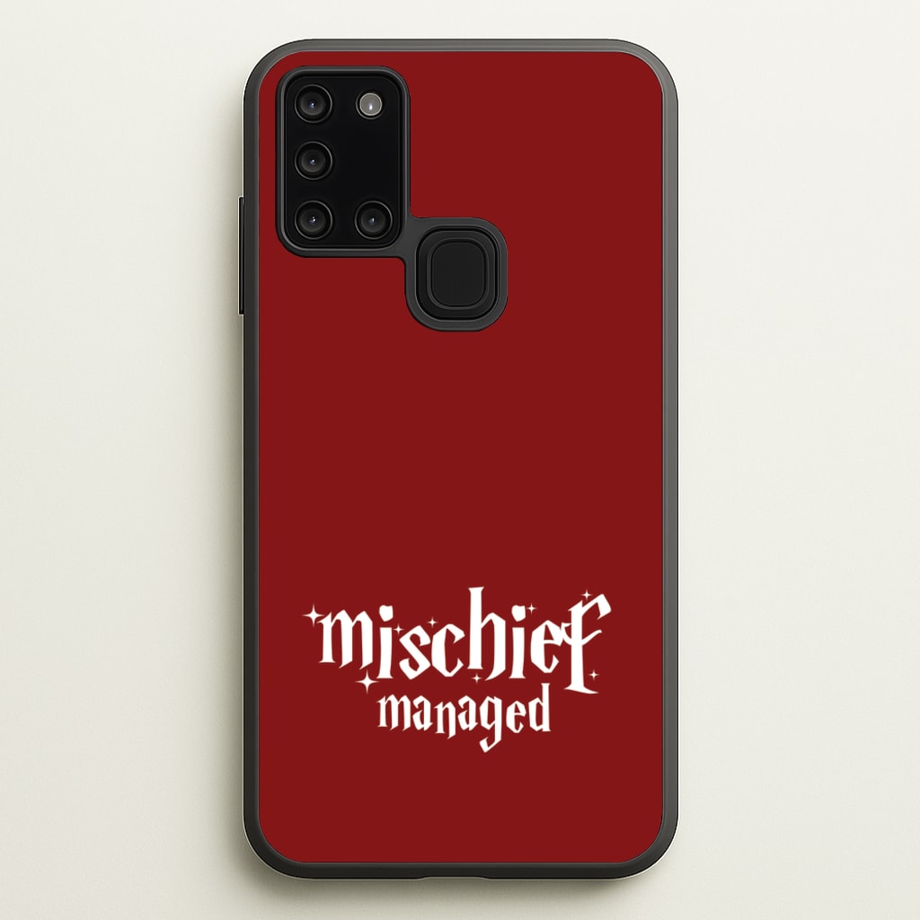 Mischief - Harry Potter Phone Case for Galaxy A21s