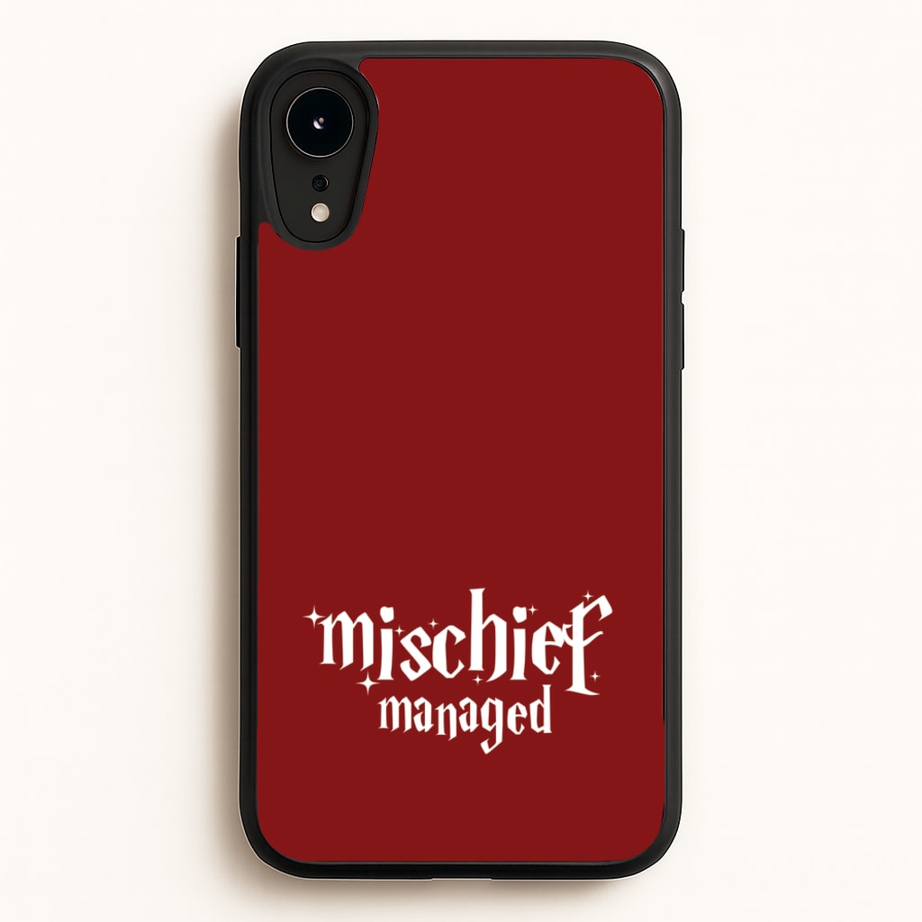 Mischief - Harry Potter Phone Case for iPhone XR
