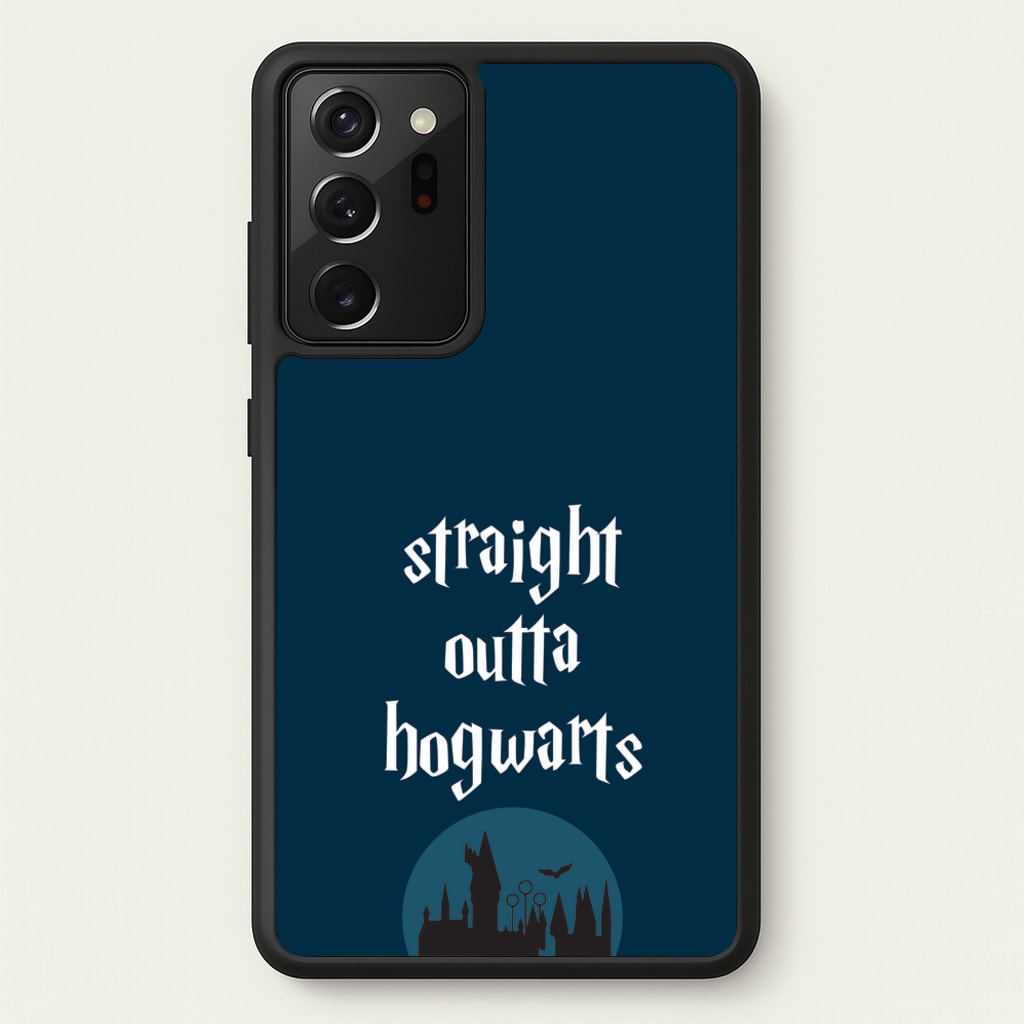 Straight Outta Hogwarts - Harry Potter Phone Case for Galaxy Note 20 Ultra