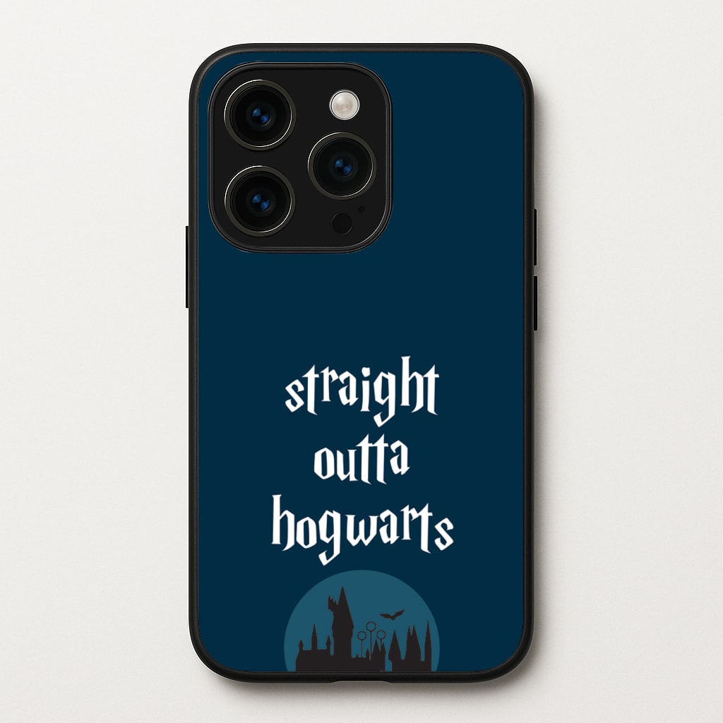 Straight Outta Hogwarts - Harry Potter Phone Case for iPhone 15 Pro