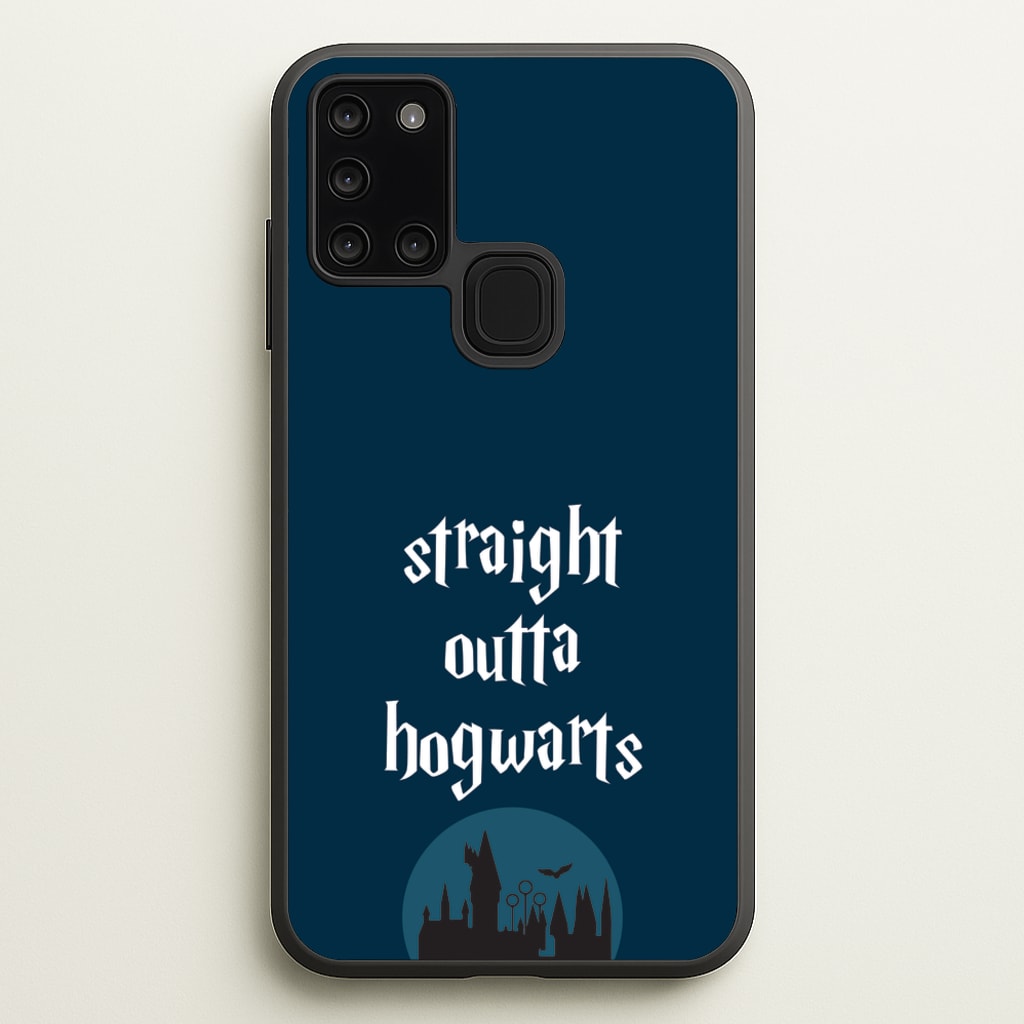 Straight Outta Hogwarts - Harry Potter Phone Case for Galaxy A21s