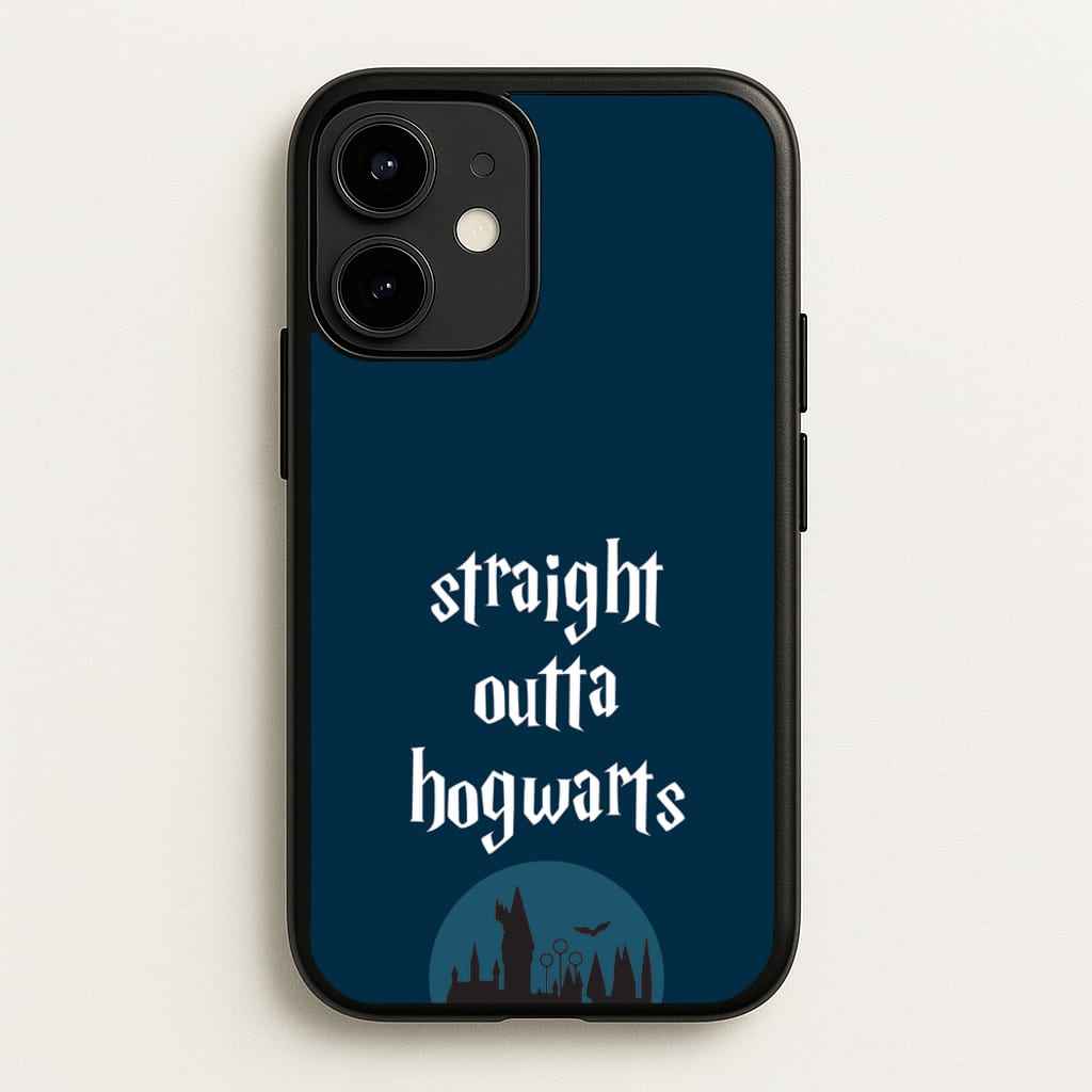 Straight Outta Hogwarts - Harry Potter Phone Case for iPhone 12 Mini