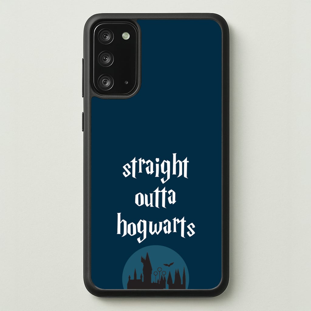Straight Outta Hogwarts - Harry Potter Phone Case for Galaxy Note 20