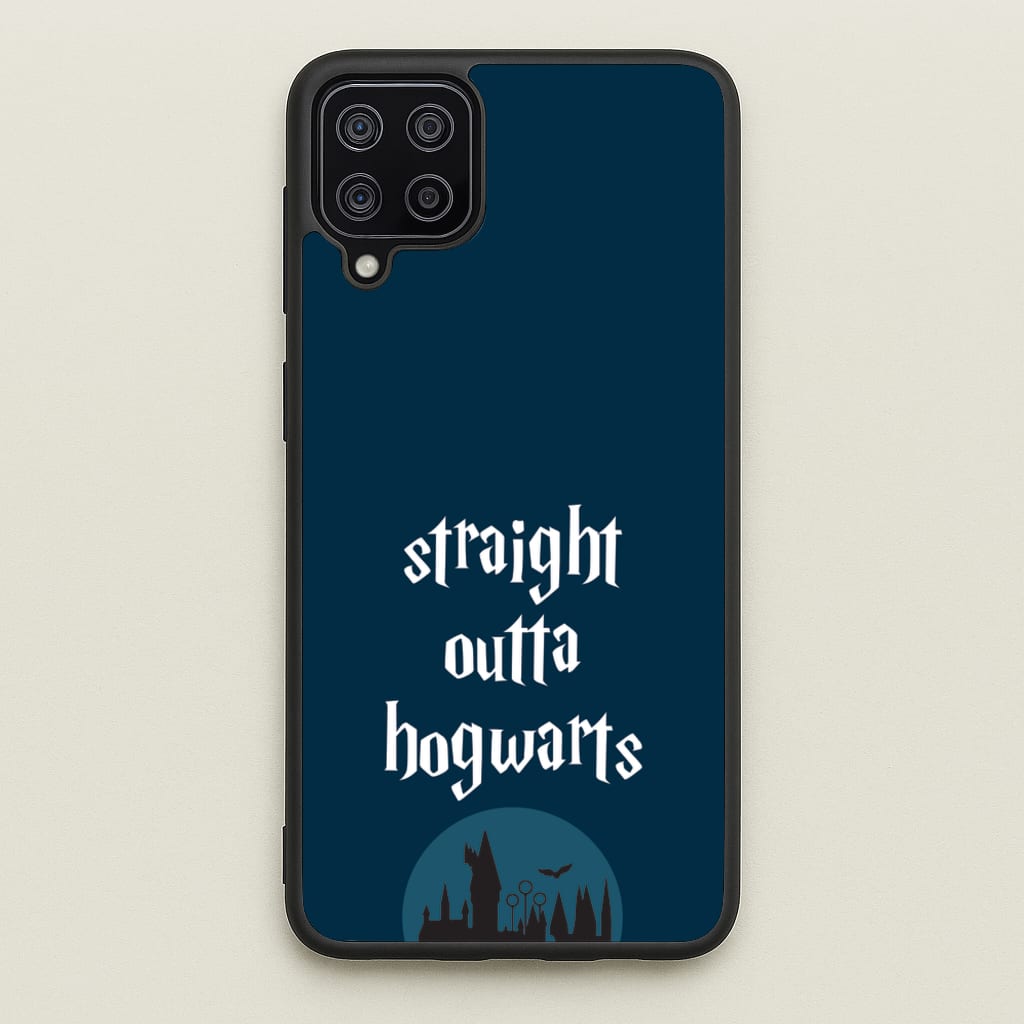 Straight Outta Hogwarts - Harry Potter Phone Case for Galaxy A12