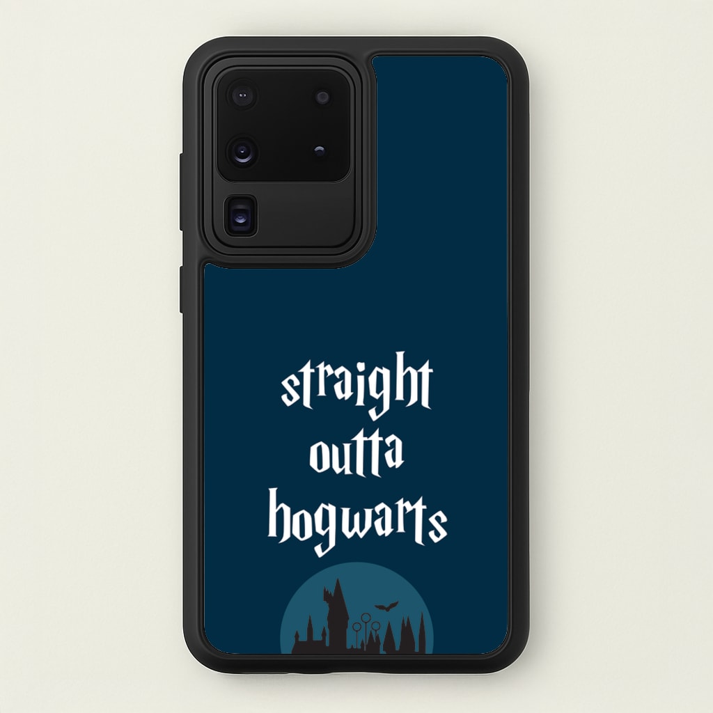 Straight Outta Hogwarts - Harry Potter Phone Case for Galaxy S20 Ultra