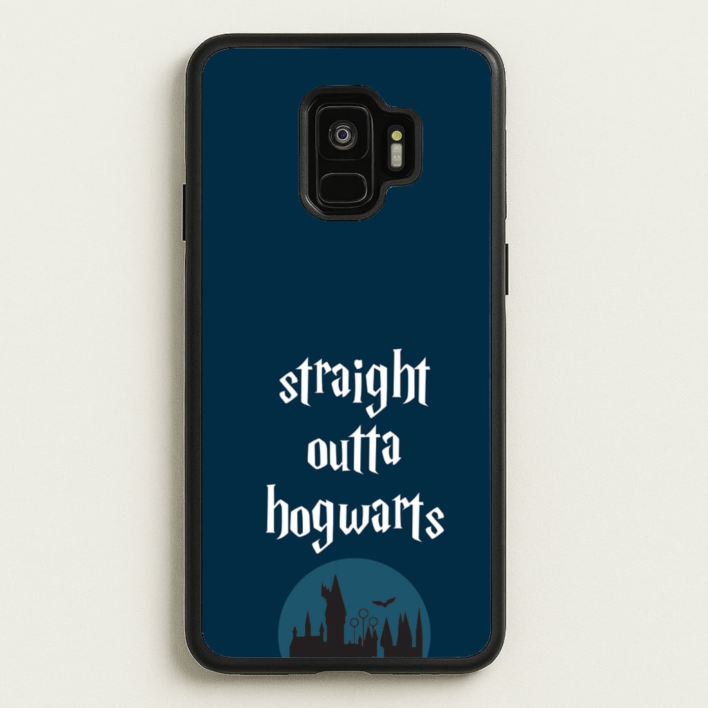 Straight Outta Hogwarts - Harry Potter Phone Case for Galaxy S9