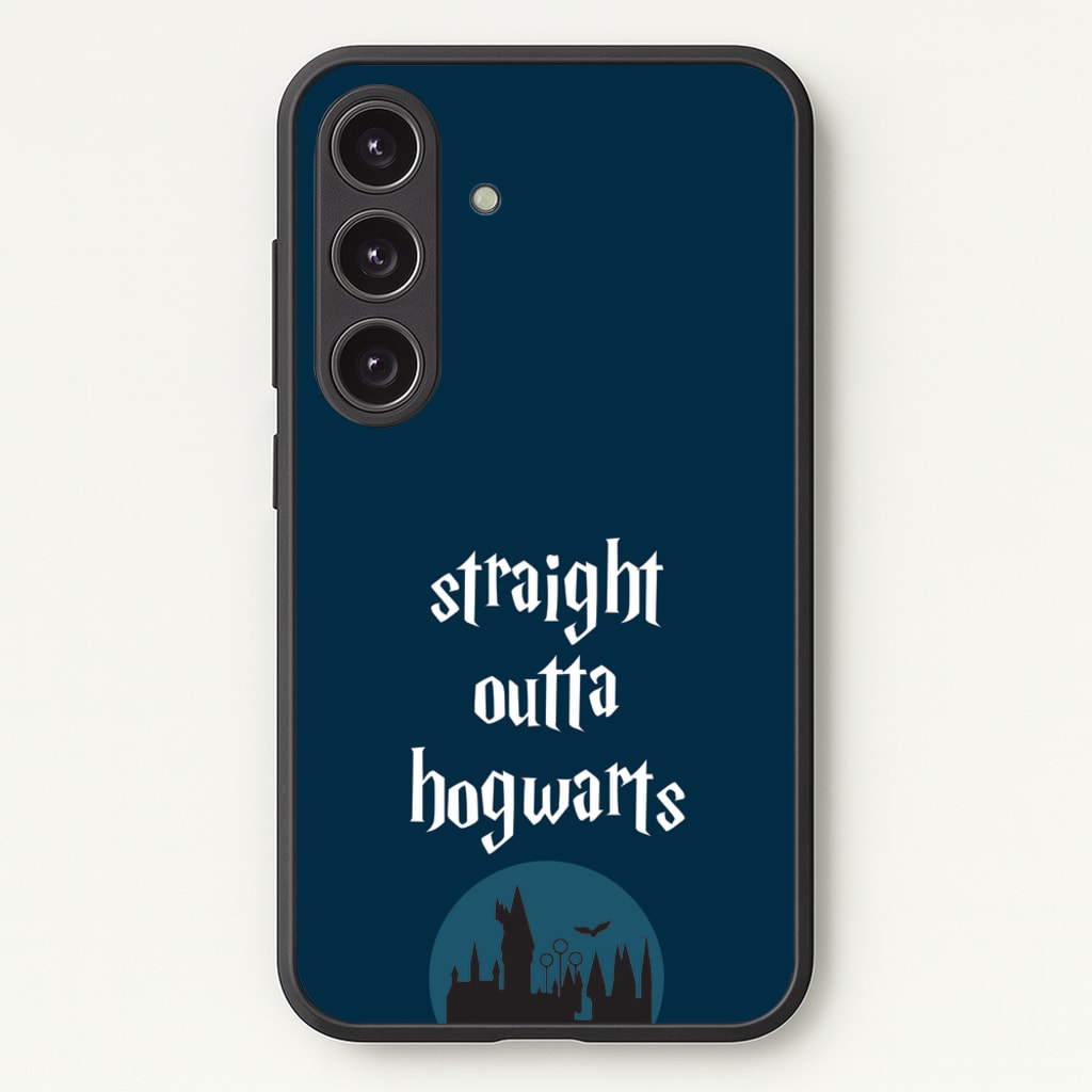 Straight Outta Hogwarts - Harry Potter Phone Case for Galaxy S24