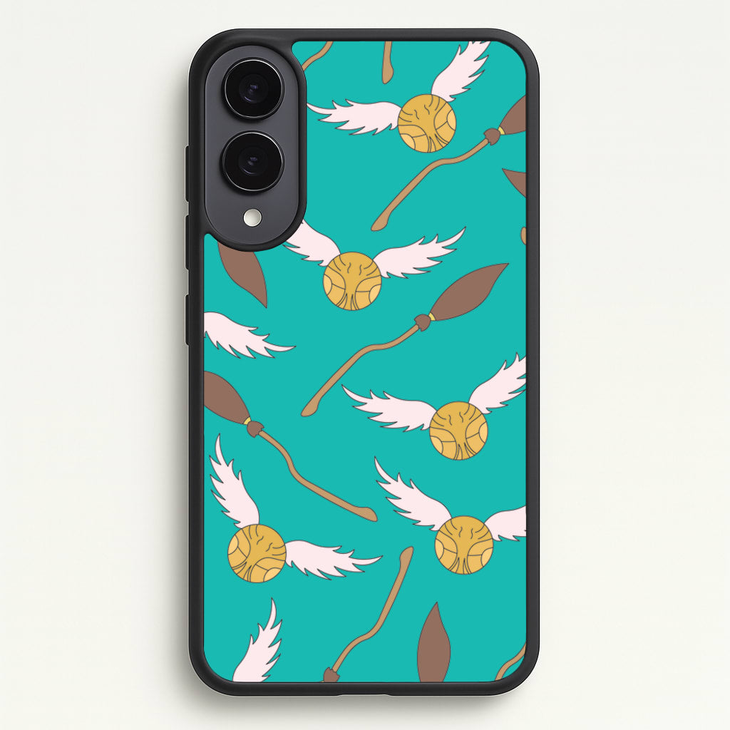 Quidditch Pattern - Harry Potter - Harry Potter Phone Case for Galaxy S25 Edge