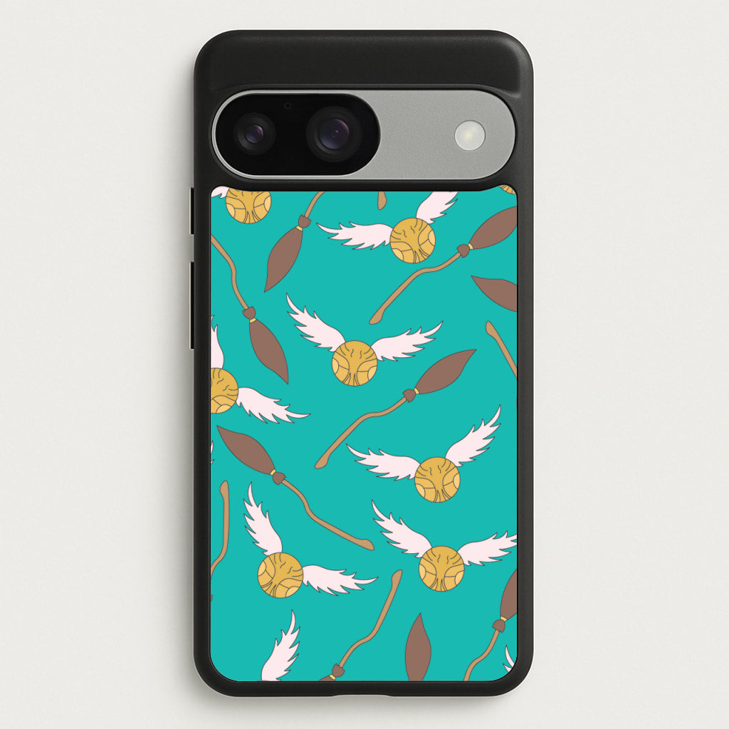 Quidditch Pattern - Harry Potter - Harry Potter Phone Case for Google Pixel 9 / 9 Pro