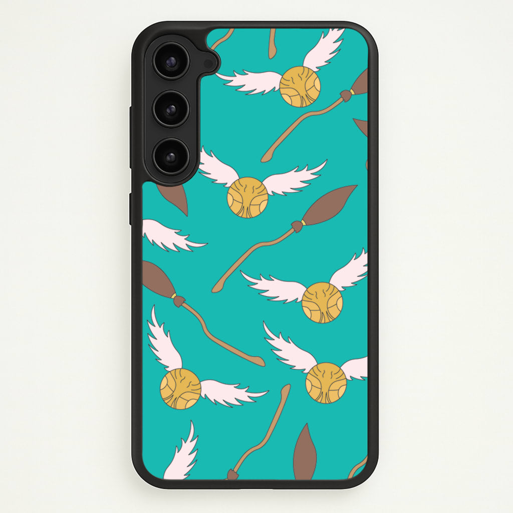 Quidditch Pattern - Harry Potter - Harry Potter Phone Case for Galaxy S23 Plus