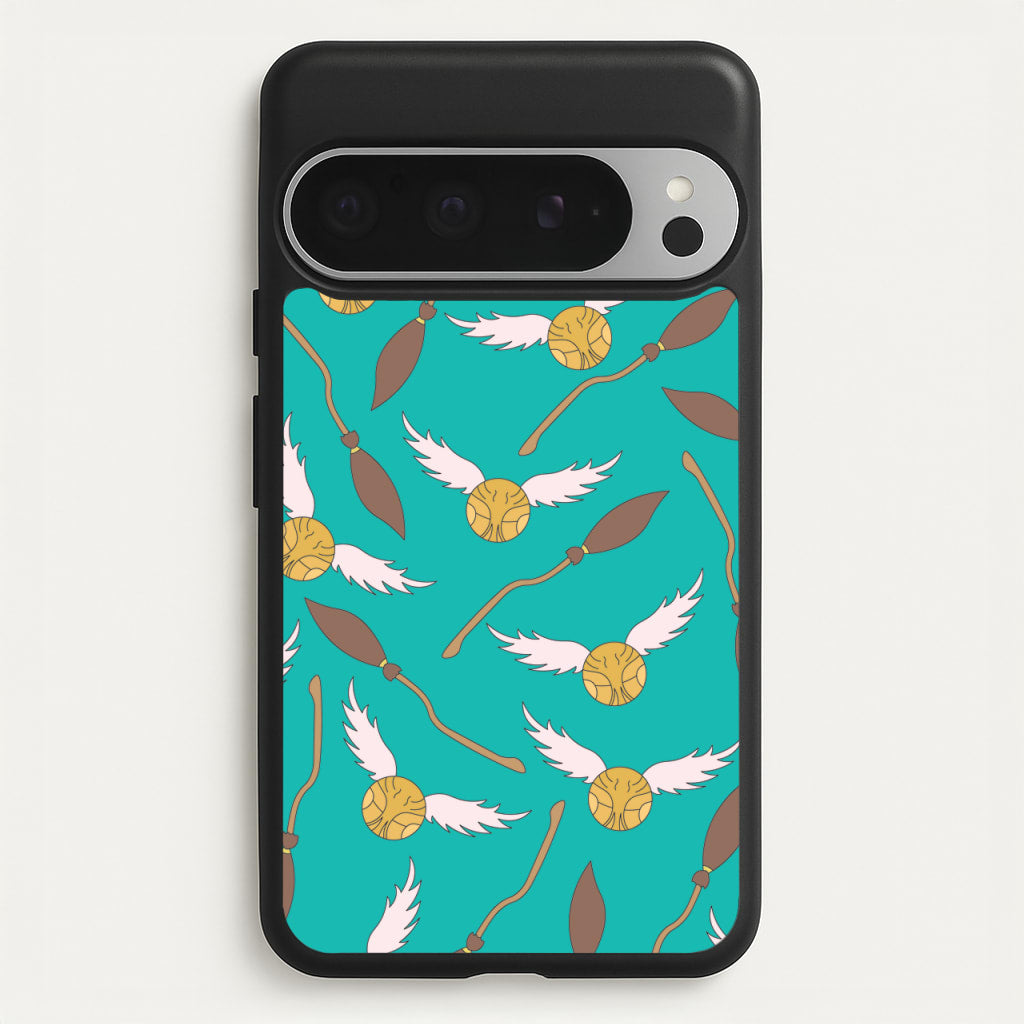 Quidditch Pattern - Harry Potter - Harry Potter Phone Case for Google Pixel 9 Pro XL