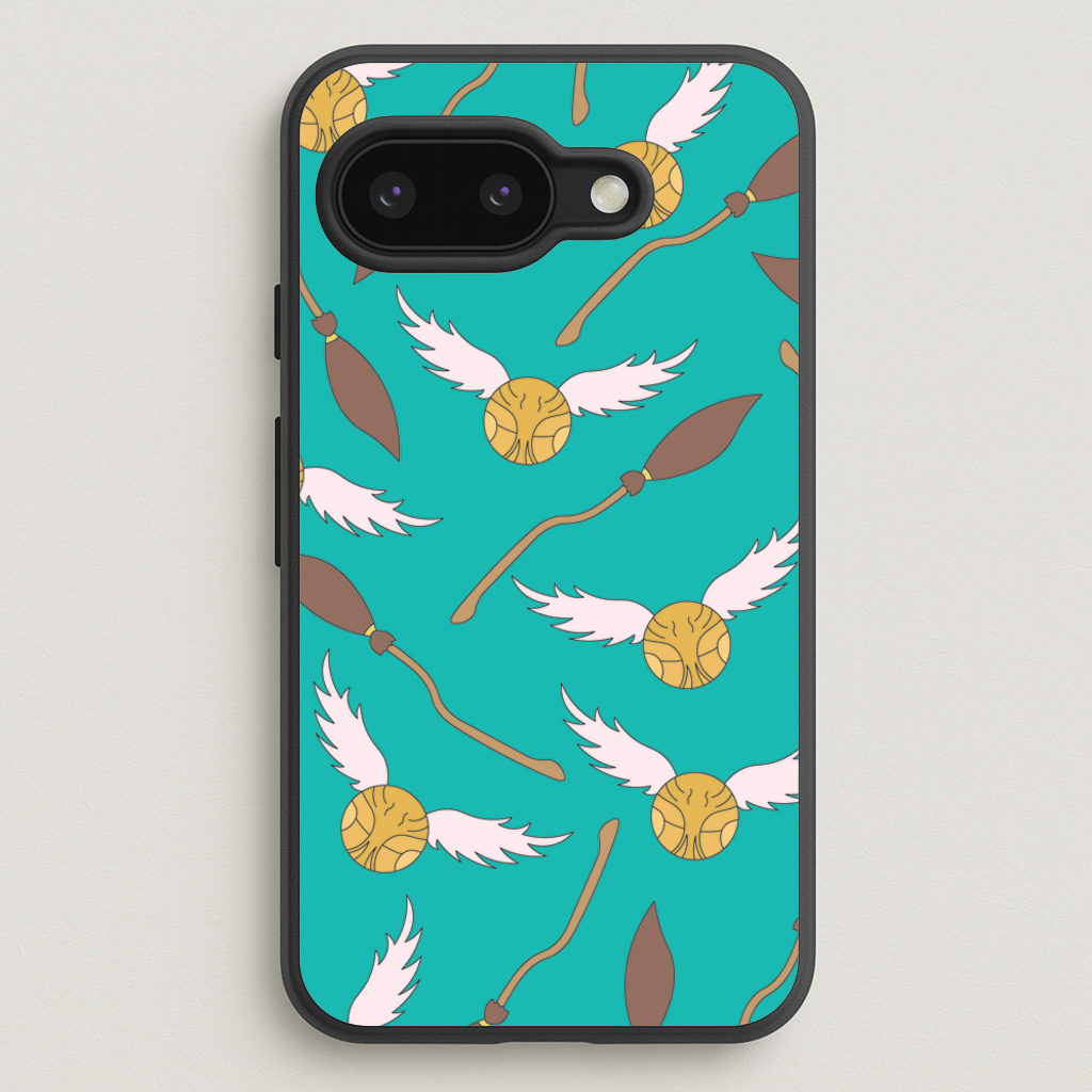 Quidditch Pattern - Harry Potter - Harry Potter Phone Case for Google Pixel 9a