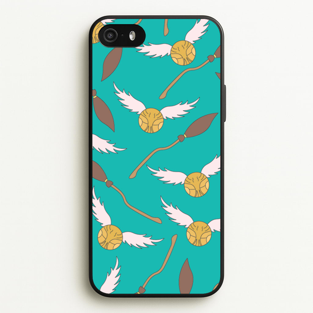 Quidditch Pattern - Harry Potter - Harry Potter Phone Case for iPhone 5 / 5s / SE 2016