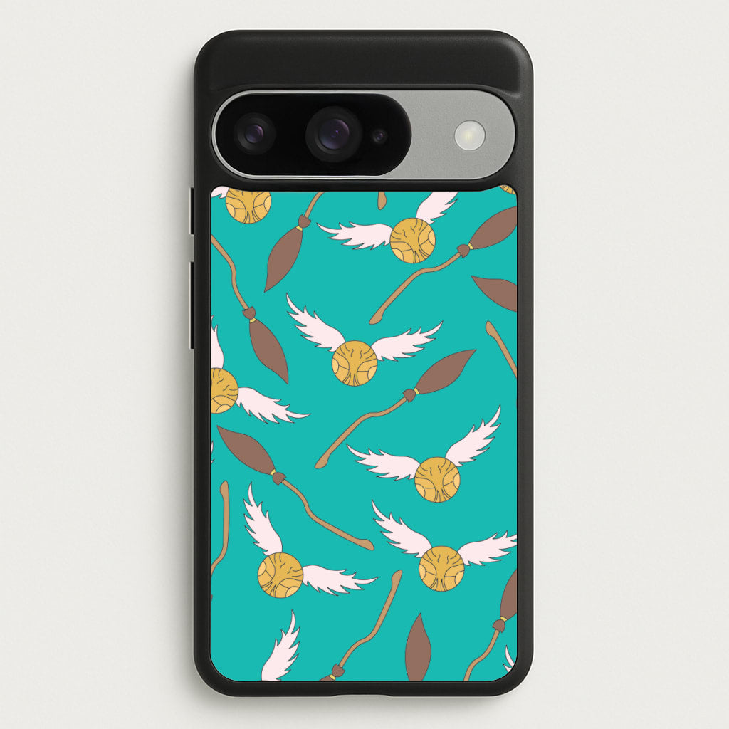 Quidditch Pattern - Harry Potter Phone Case for Google Pixel 10 / 10 Pro