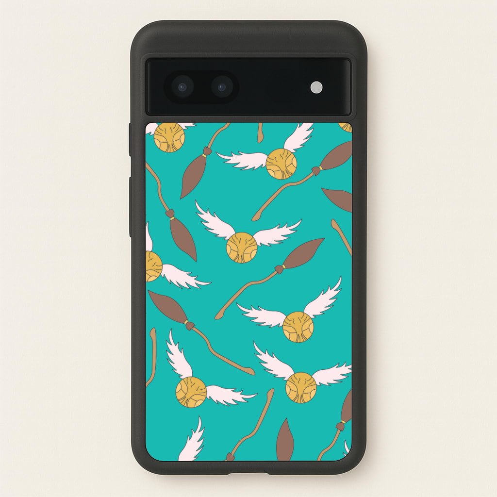 Quidditch Pattern - Harry Potter - Harry Potter Phone Case for Google Pixel 6a