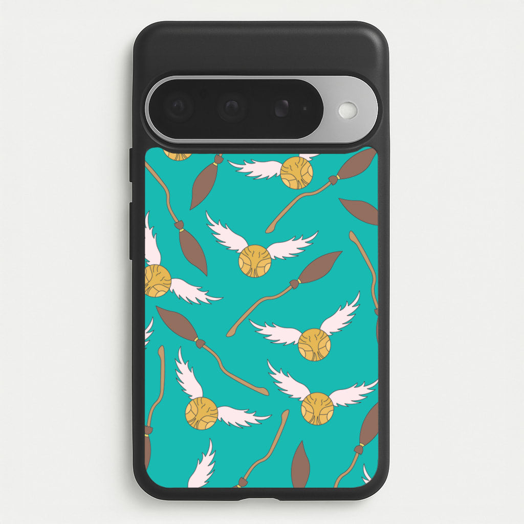 Quidditch Pattern - Harry Potter Phone Case for Google Pixel 10 Pro XL