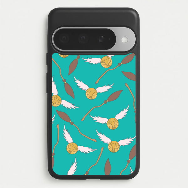 Quidditch Pattern - Harry Potter Phone Case for Google Pixel 10 Pro XL