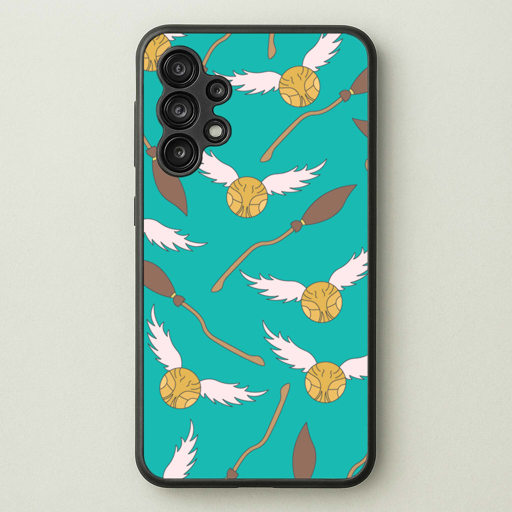 Quidditch Pattern - Harry Potter - Harry Potter Phone Case for Galaxy A13